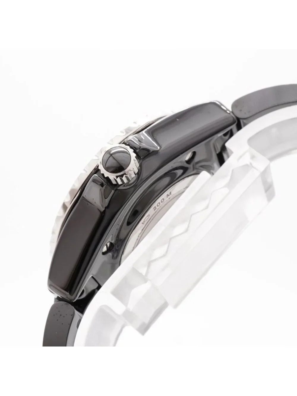 Chanel 12P Diamond Black Dial Watch